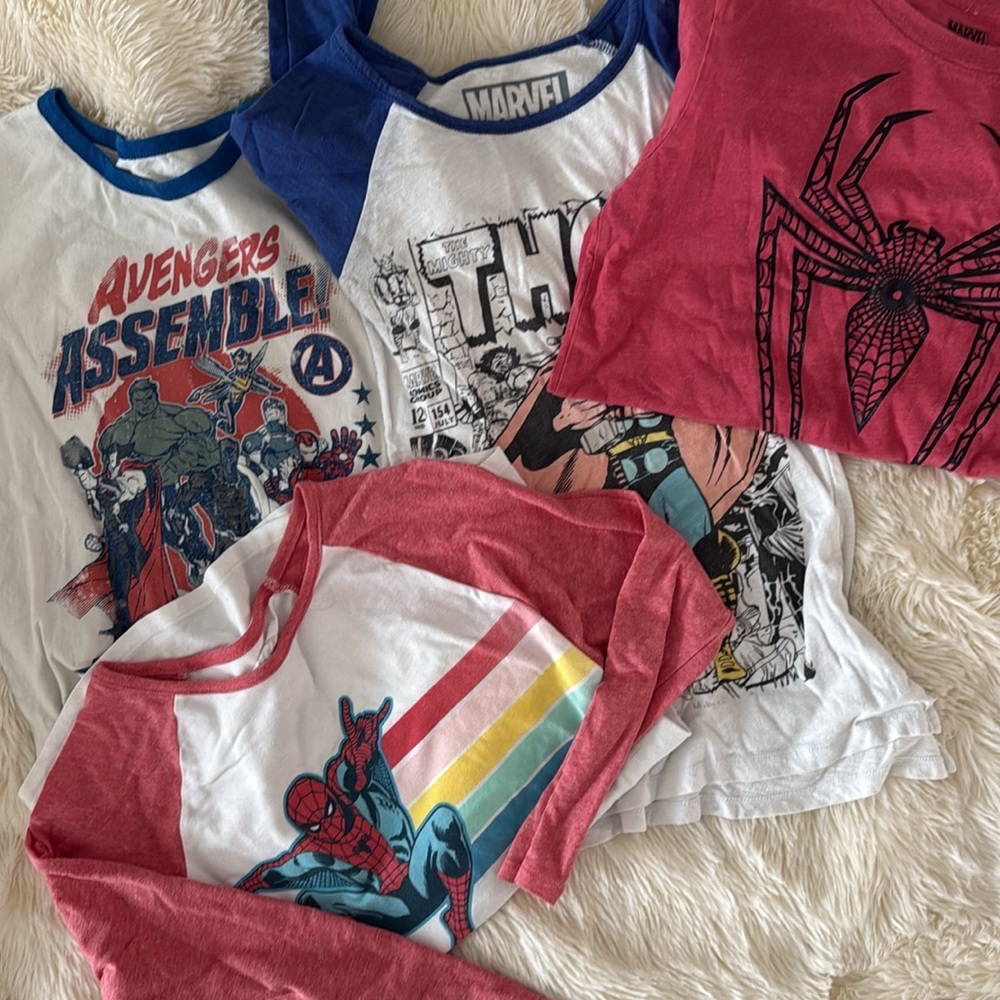 Bundle of Marvel shirts